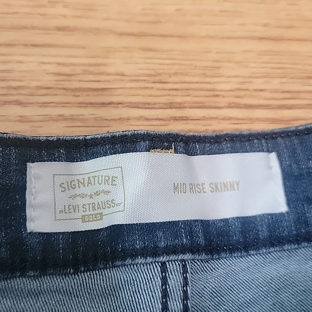 Levis Mid Rise Skinny Jeans Size 6 - Picture 6 of 10
